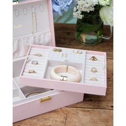 Coffret Bijoux - MAISON SCARLETT - Boite à bijoux Louise - Grainé