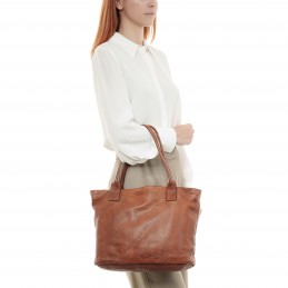 Gianni Conti - Sac Shopping cuir vintage