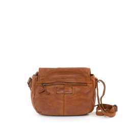 Gianni Conti - Sac besace rabat cuir vintage