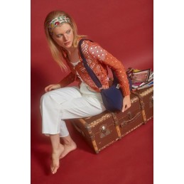 Hindbag - Grand sac bandoulière Rosa - Coton bio