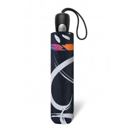 Pierre Cardin - Parapluie pliant Easymatic Motifs Foulard Marine
