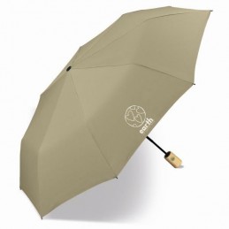 Happy Rain Earth - Parapluie pliant Mini Automatique Vert Olive Grisé