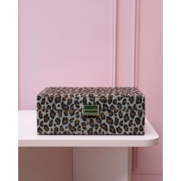 Maison Scarlett - Boîte à bijoux Louise - Velours Léopard
