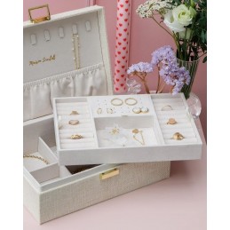 Maison Scarlett - Boîte à bijoux Louise - Lin