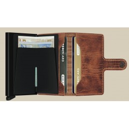 SECRID Miniwallet - Porte-cartes Cuir Dutch Martin compact et sécurisé