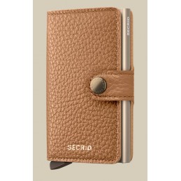 SECRID Miniwallet - Porte-cartes Cuir Pebble compact et sécurisé