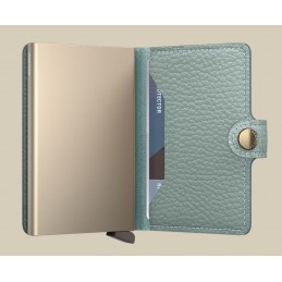 SECRID Miniwallet - Porte-cartes Cuir Pebble compact et sécurisé