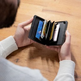 Ogon Design - Portefeuille - Smart Case Oslo Large - Aluminium Mat