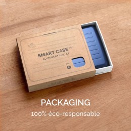 Ogon Design - Portefeuille - Smart Case Oslo Large - Aluminium Mat
