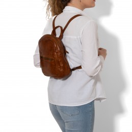 Gianni Conti - Sac à dos cuir vintage
