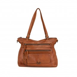 Gianni Conti - Sac shopping - Cuir Vintage