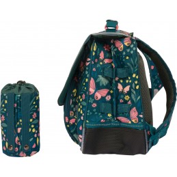 Cartable - Tann's - Cartable 38 cm avec poche gourde - Design Fille