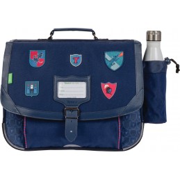 Cartable - Tann's - Cartable 38 cm avec poche gourde - Design Garçon