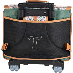 Cartable avec roulettes - Tann's - Cartable trolley 38 cm - Design Fille