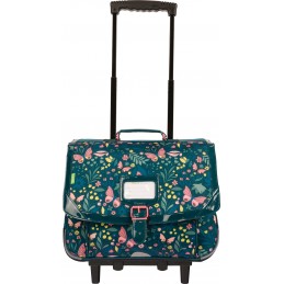 Cartable avec roulettes - Tann's - Cartable trolley 38 cm - Design Fille
